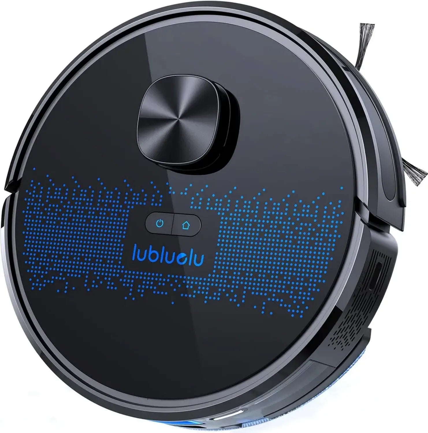 Lubluelu Robot Aspirapolvere 5000Pa con Navigazione Laser e Controllo App, Silenzioso a 55 dB, Ideale per Peli di Animali e Tappeti