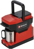 Macchina da Caffè Portatile Einhell 18V, 240 ml, Compatibile con Cialde, Senza Batteria
