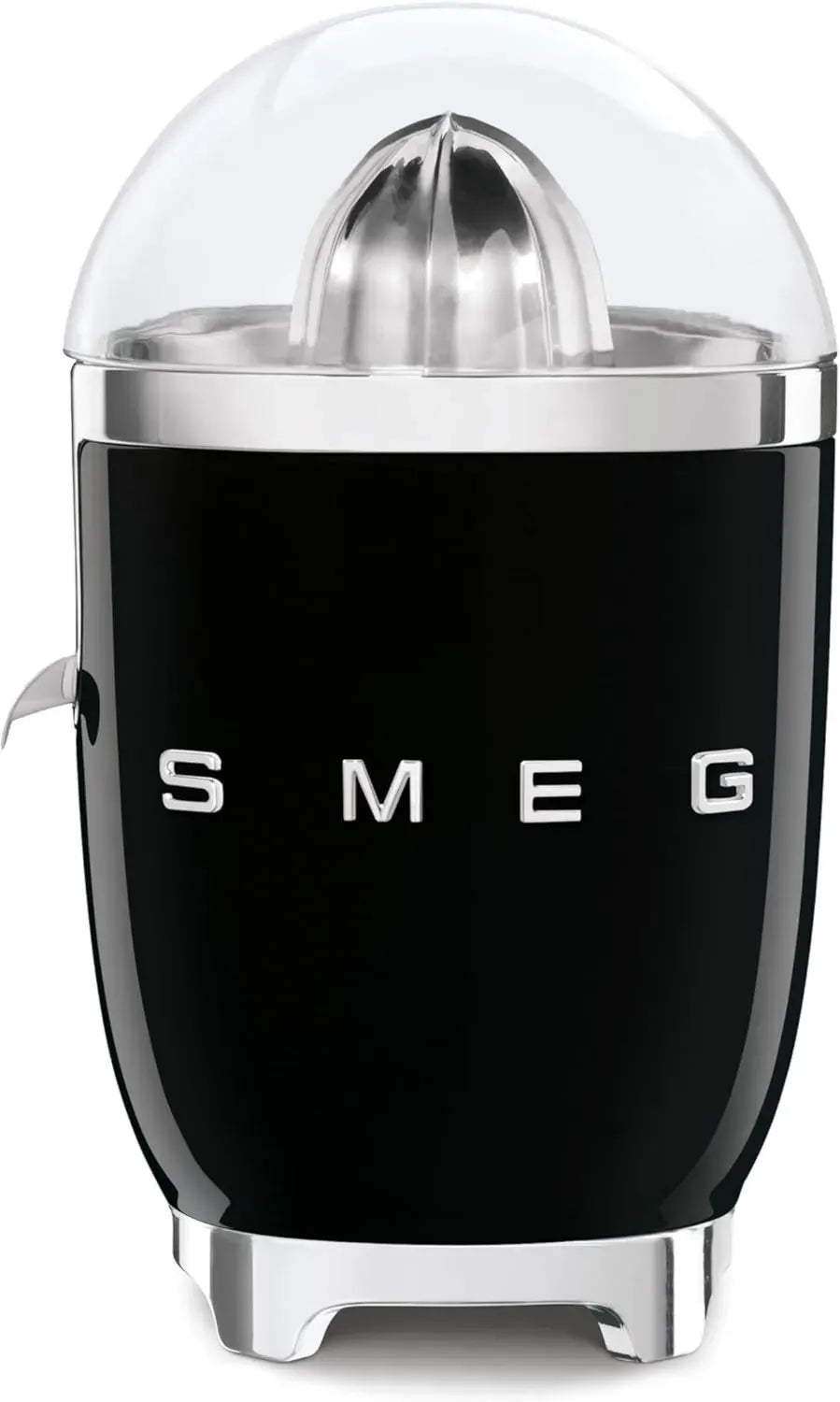 Spremiagrumi Elettrico Smeg CJF01, Design Elegante con Beccuccio Antigoccia, 70W, Nero