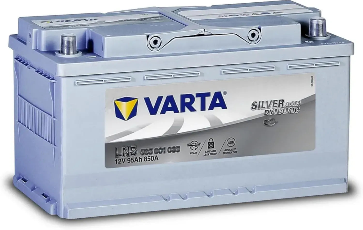 Batteria Auto AGM Varta G14 Silver Dynamic 12V 95Ah 850A