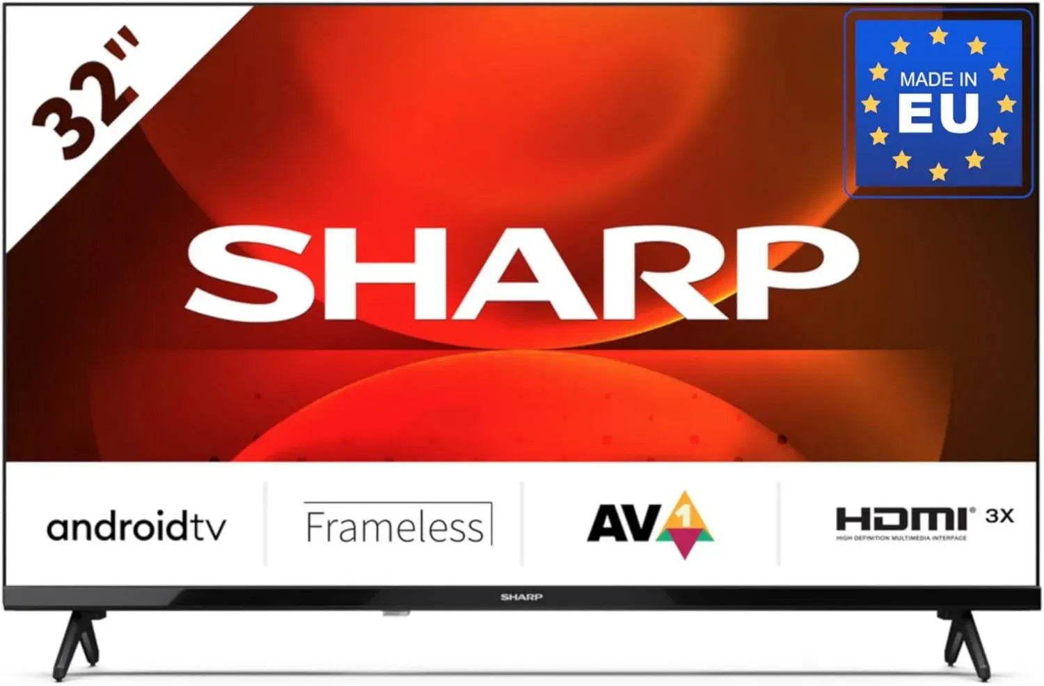 Sharp TV LED 32 pollici HD Android
