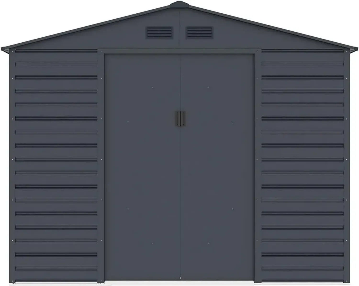 Casetta da Giardino Adelmo in Acciaio Antracite 267x181x221 cm