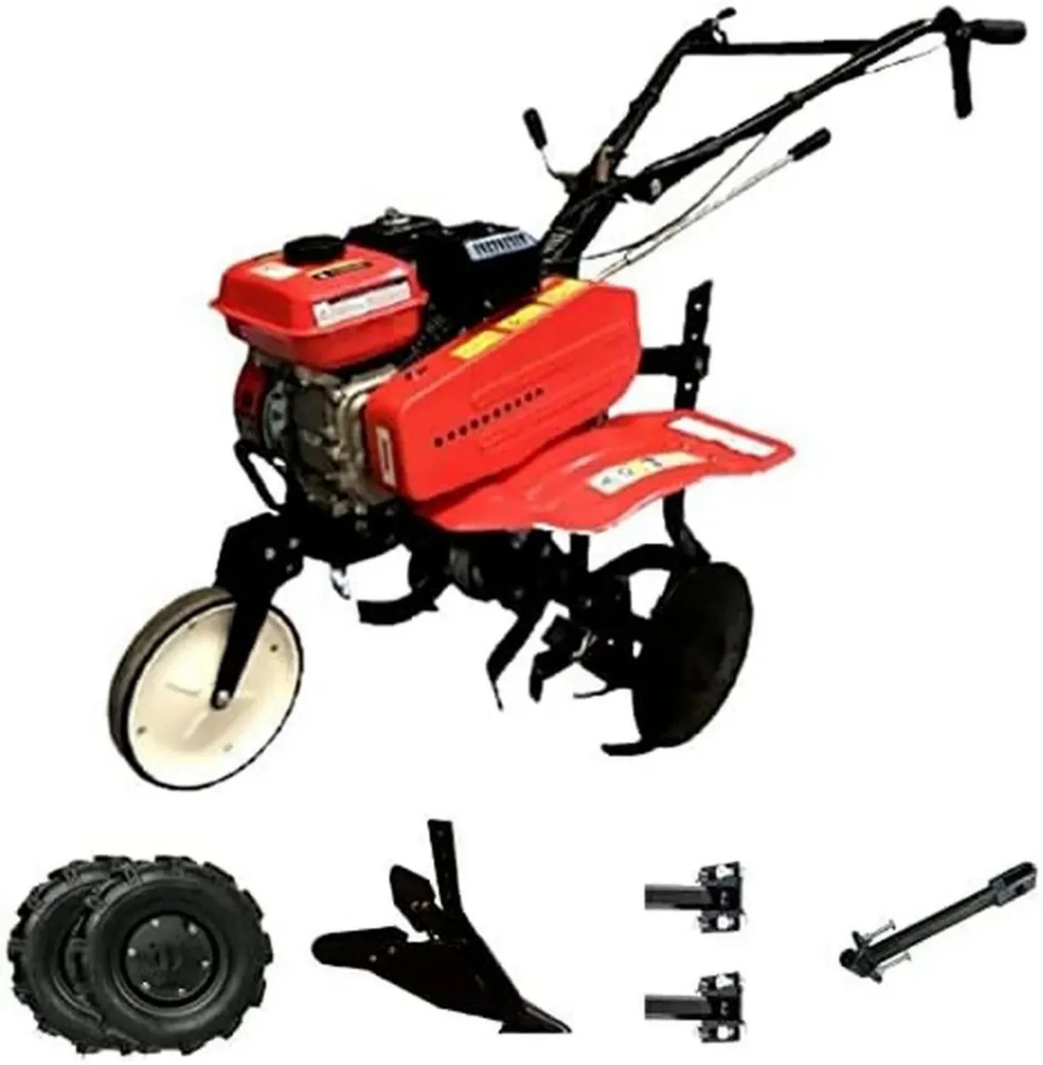 Motozappa SAKAWA 7CV con Accessori Completi e Ruote 400x8