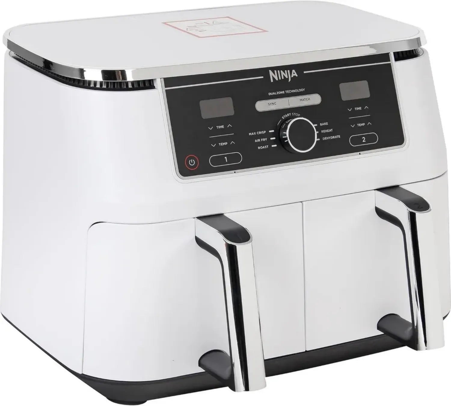 Friggitrice ad Aria Doppia da 9,25 L Ninja AF400EU, 2470 W, Colore Bianco
