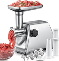 Tritacarne Elettrico Professionale con Lame in Acciaio Inox e Accessori per Salsicce