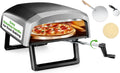 Forno per Pizza Portatile a Gas da Esterno con Pietra Rotante
