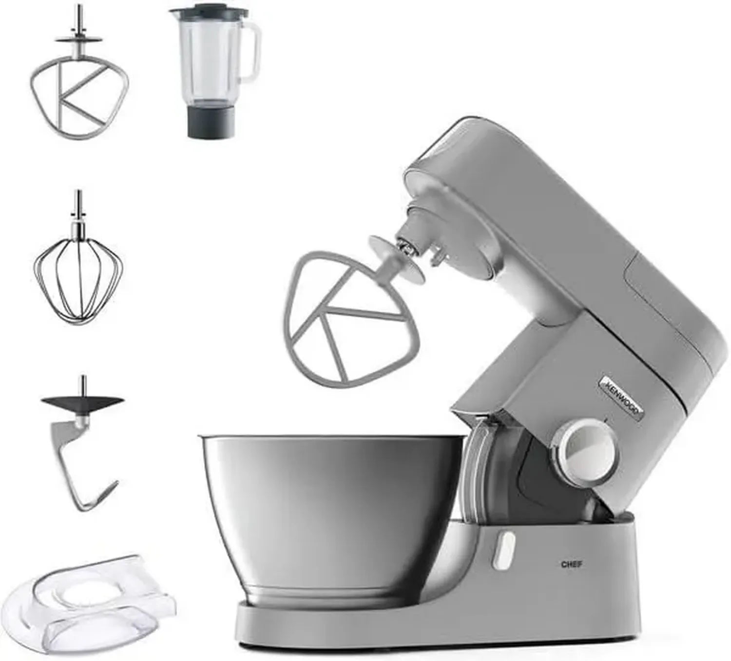 Impastatrice Planetaria KENWOOD Chef KVC3110S, 1000W, Argento