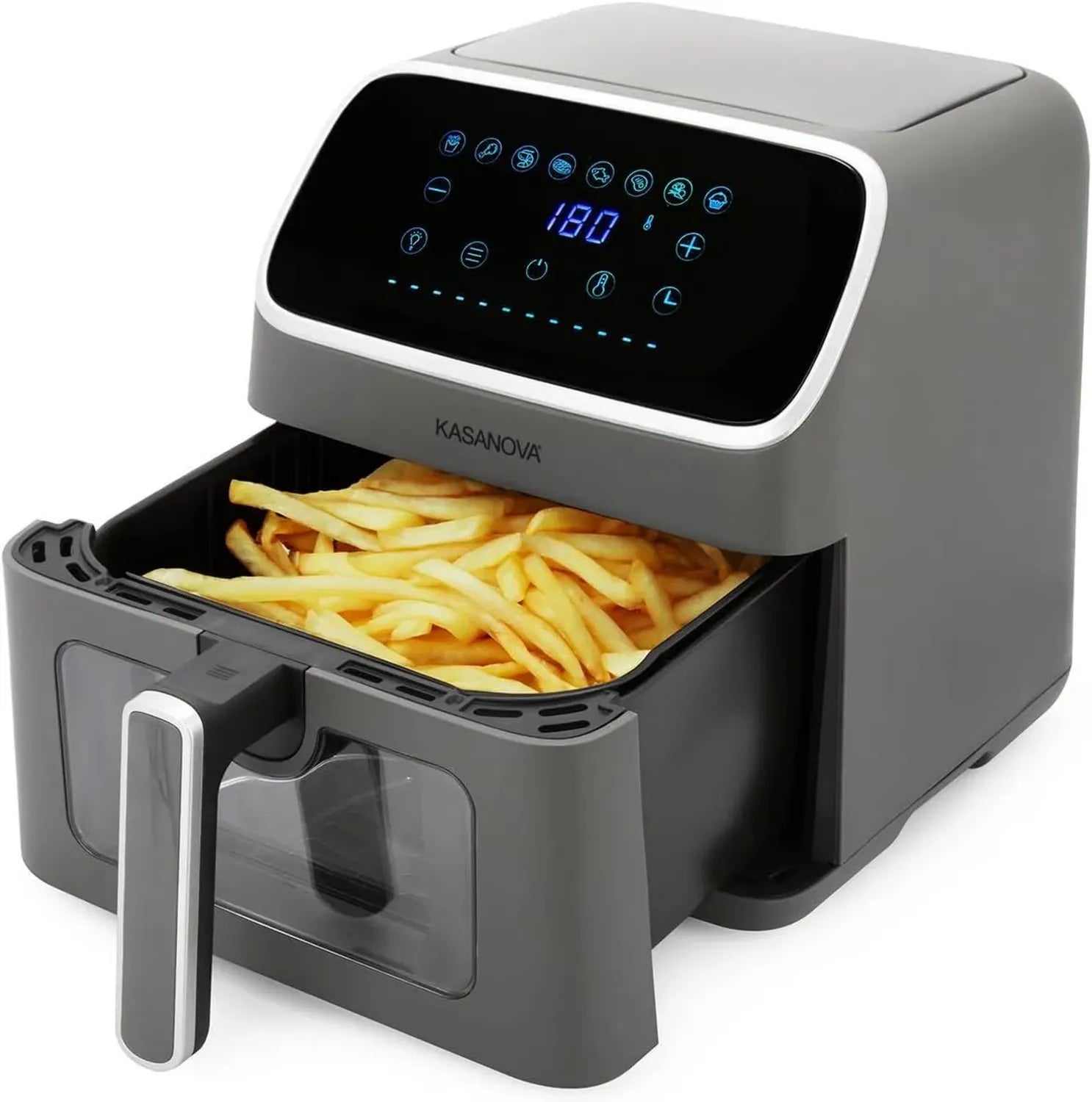 Friggitrice ad aria multifunzione 8L 1800W con display digitale