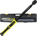 Chiave Dinamometrica Digitale 1/2" 5-340 Nm con Display LCD e Allarmi, Alta Precisione ±2%, per Auto, Moto, Biciclette