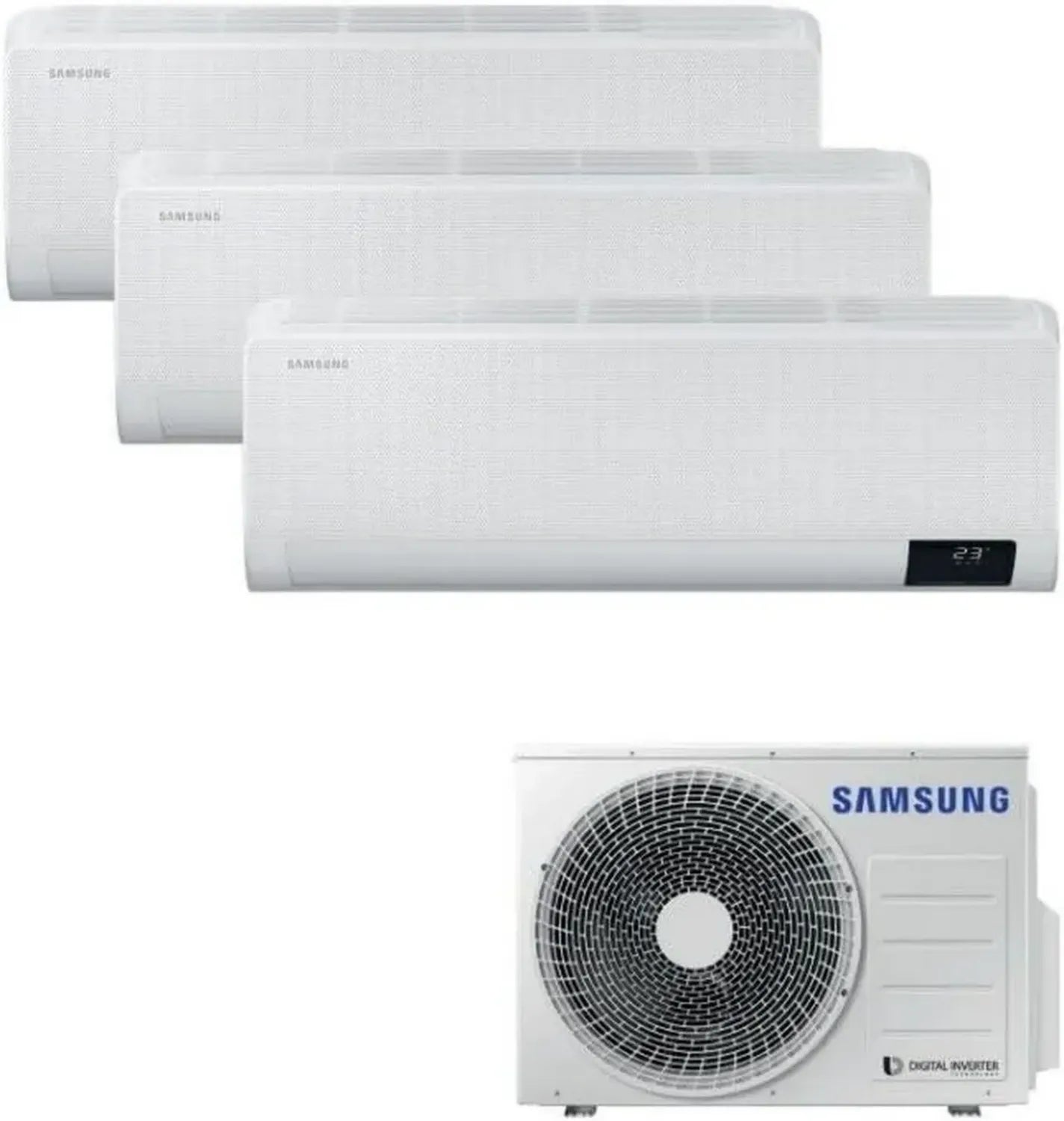 Condizionatore Samsung WindFree Comfort S2 Trial Split 7000+7000+12000 BTU con WiFi A++