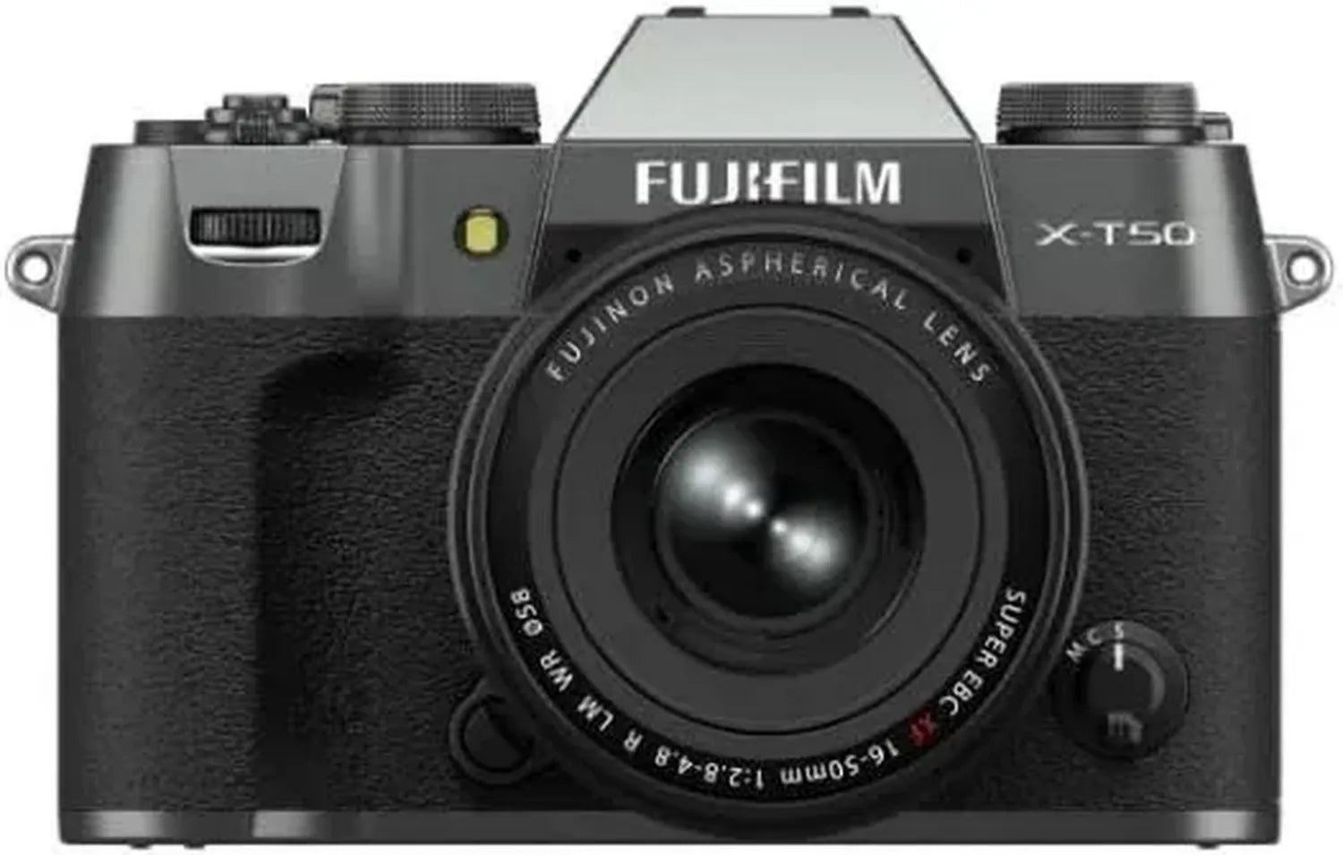 Fotocamera Mirrorless Fujifilm X-T50 40MP con Obiettivo XF16-50mm, Sensore X-Trans CMOS 5 HR, Stabilizzazione IBIS, Video 6.2K, Mirino EVF, Schermo LCD Inclinabile, Colore Antracite