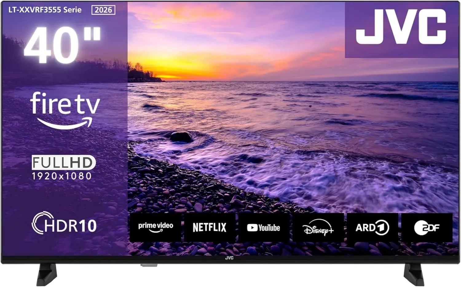 Smart TV 40 JVC Full HD con Alexa e HDR, sintonizzatore triplo