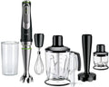 Frullatore a Immersione Braun MultiQuick 9 - 1200W, Tecnologia Anti-Schizzi, Controllo Preciso Velocità, Accessori Multipli, Nero
