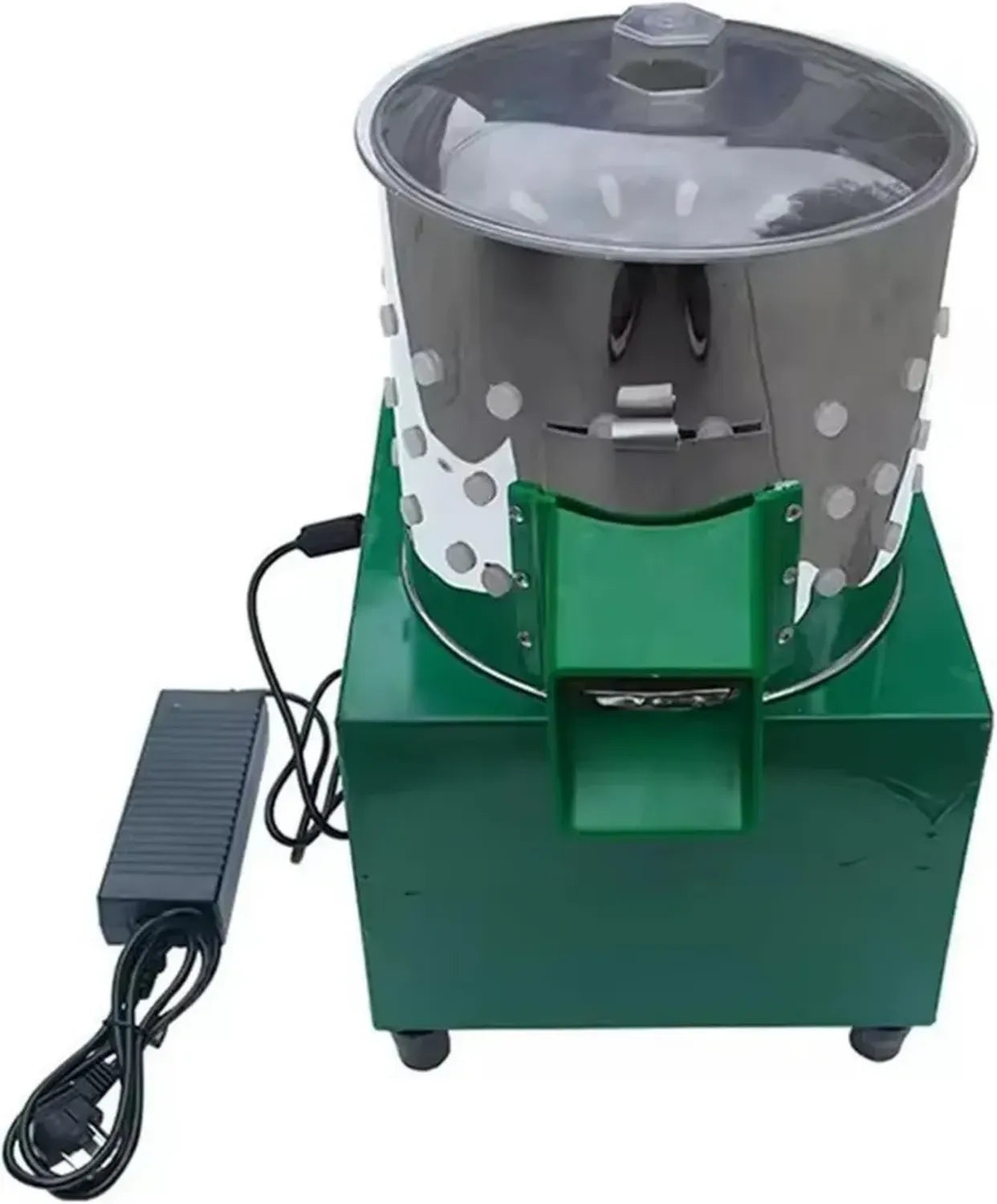 Spiumatrice Elettrica in Acciaio Inossidabile con 110 Dita per Pollame