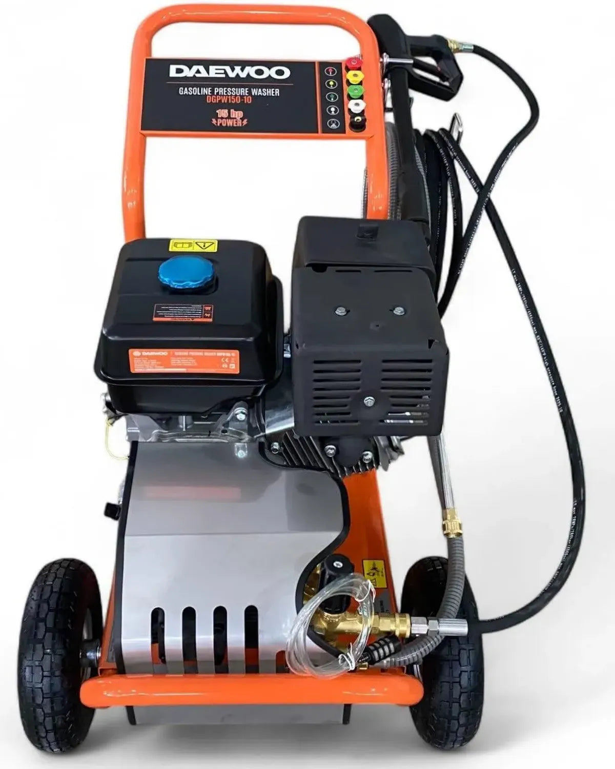 Idropulitrice Industriale a Benzina 15 CV, 420 cm³, 250 Bar, Tubo 10 m