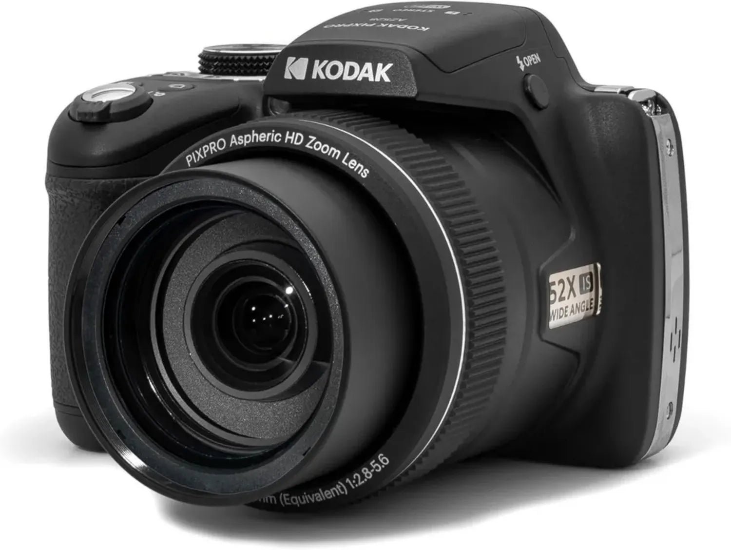 KODAK Pixpro AZ528 - Fotocamera Bridge 16 MP, Zoom 52X, Stabilizzatore Ottico, Schermo 3'', Video Full HD, Batteria Li-ion - Nero