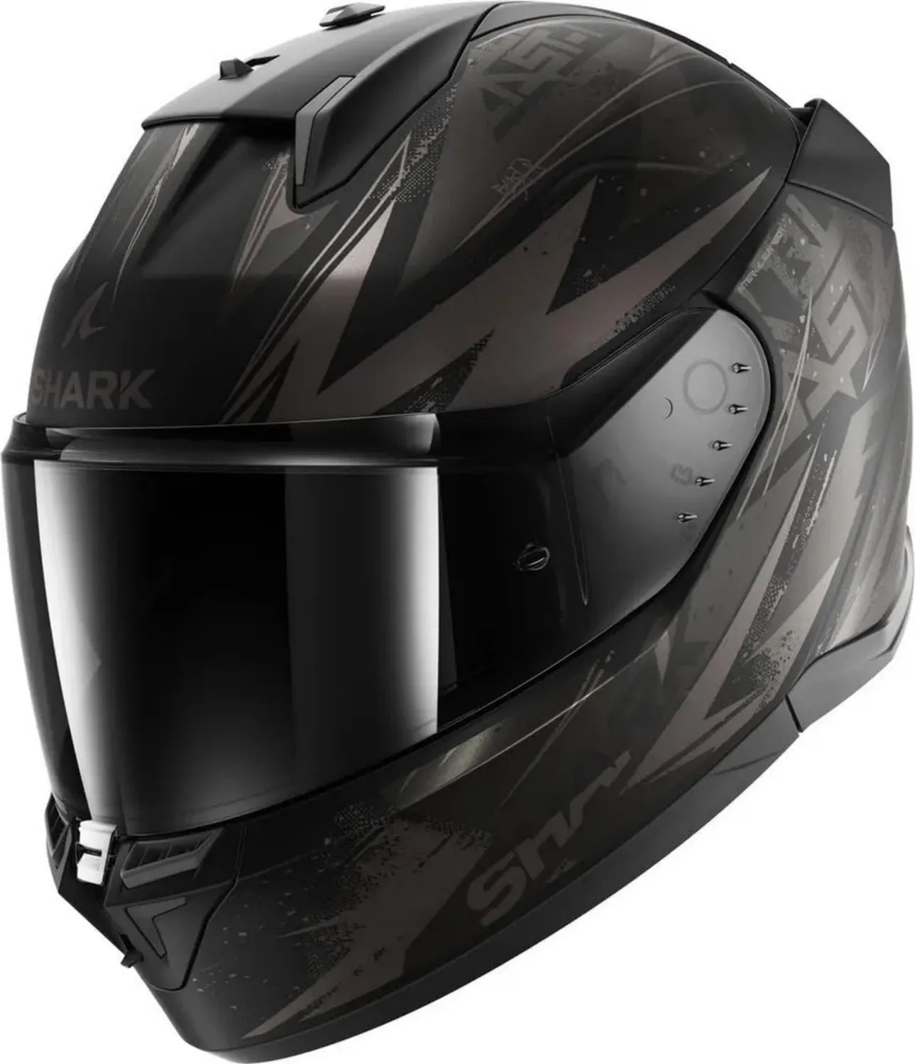 Casco Integrale SHARK D-SKWAL 3 Blast-R Nero Opaco/Grigio, Taglia M
