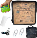 Kit Lavatrice da Viaggio Scrubba 2.0: Sacca Lavante, Asciugamano Microfibra, Stendibiancheria e Grucce