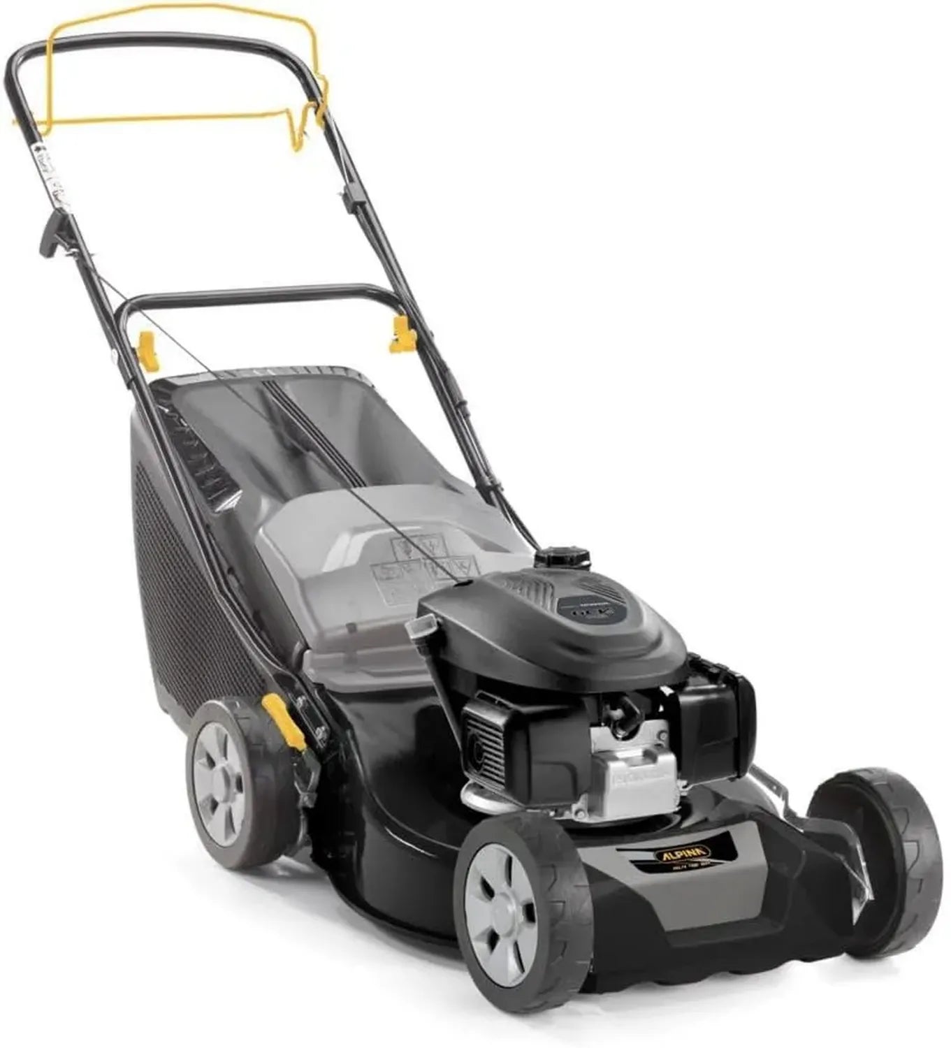 Rasaerba Alpina AL4 46 SH 145 cc con Motore a Scoppio e Cesto 60L, Larghezza Taglio 46 cm