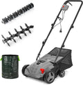Scarificatore e Arieggiatore Elettrico 2 in 1 LEHMANN Alyssum, 1500W, 32cm, Profondità Regolabile, Grigio