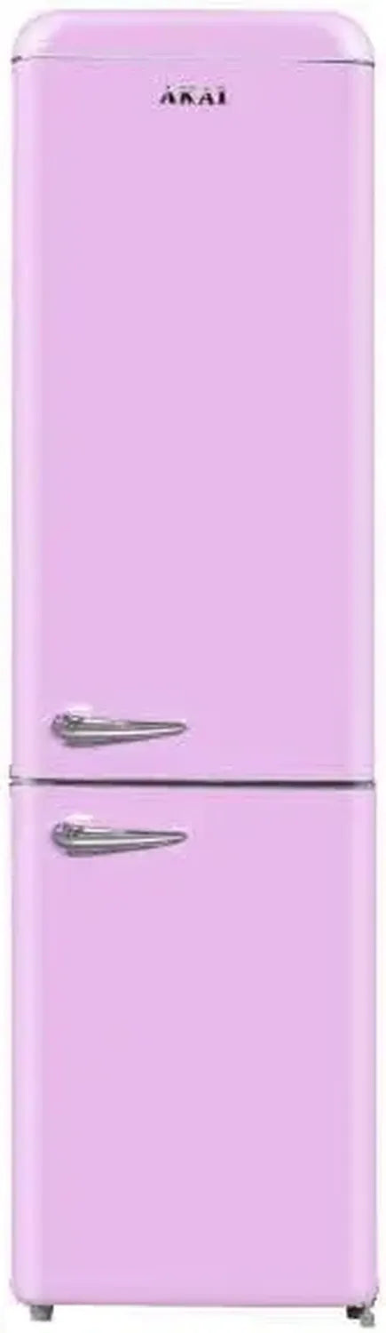 Frigorifero Combinato Stile Retrò Rosa Akai Class300