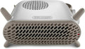 Termoventilatore Silenzioso DELONGHI in Metallo, 2000W, Posizionabile Verticalmente e Orizzontalmente