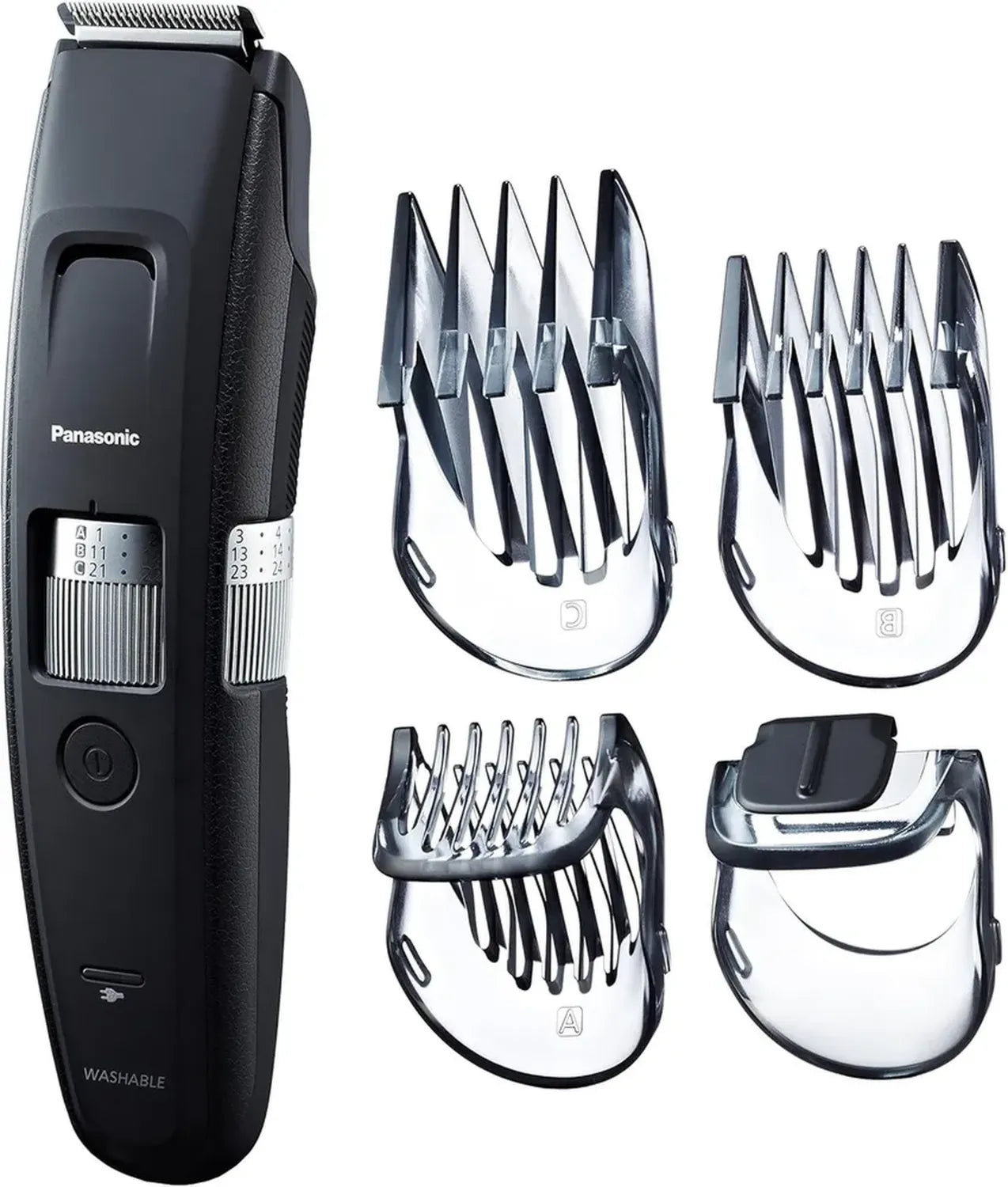 Panasonic Tagliacapelli e Rifinitore ER-GB96-K503, 58 Regolazioni di Lunghezza per Barba e Capelli, Nero, Batteria Ricaricabile