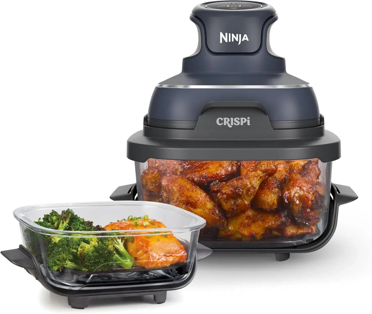 Friggitrice ad Aria Ninja CRISPi Multifunzione 3.8L, 4 in 1, Compatta, 1700W, Grigio