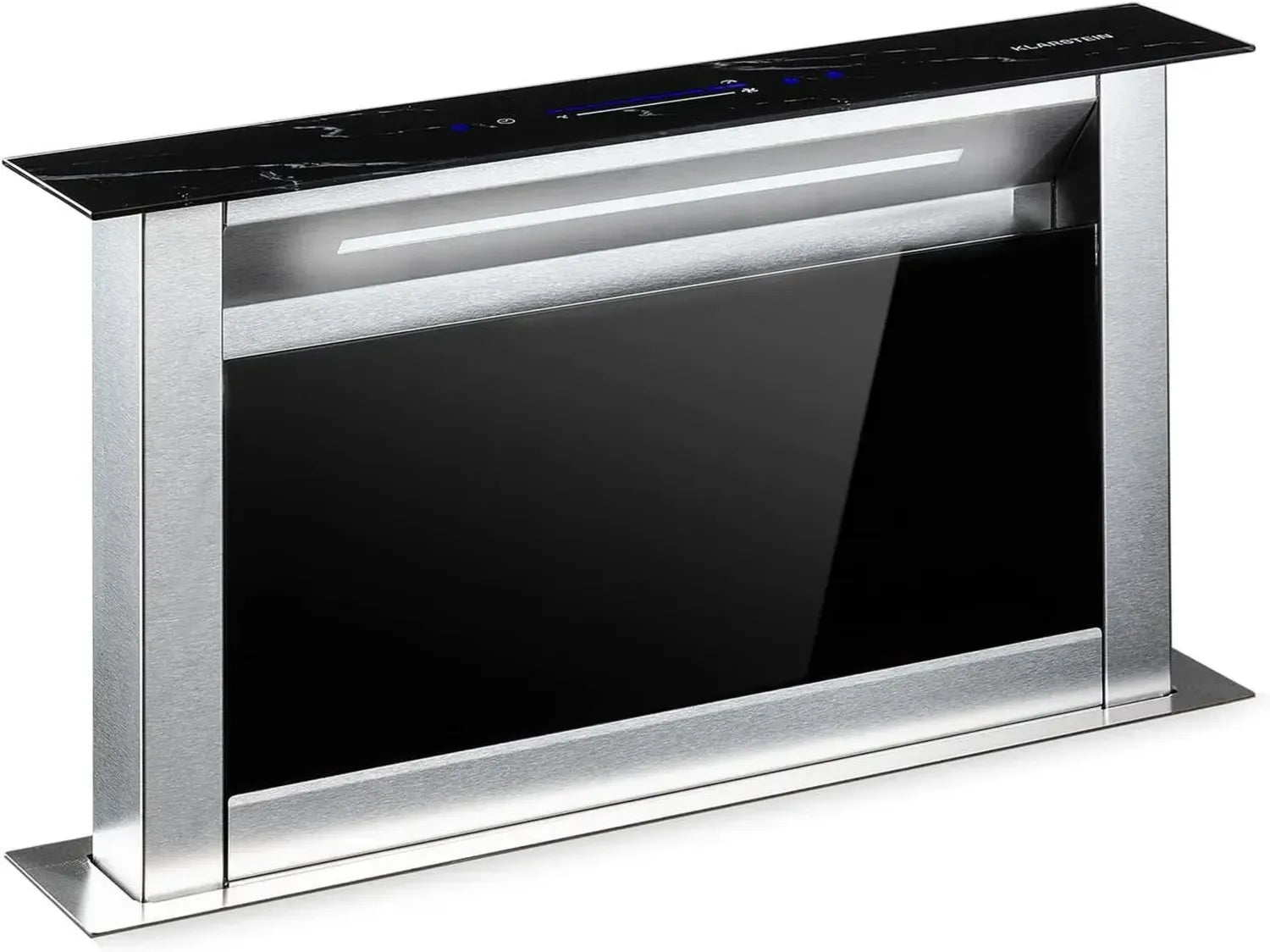 Cappa a Scomparsa Klarstein 60 cm, 576m³/h, 10 Velocità, Classe A+, Modalità Ricircolo