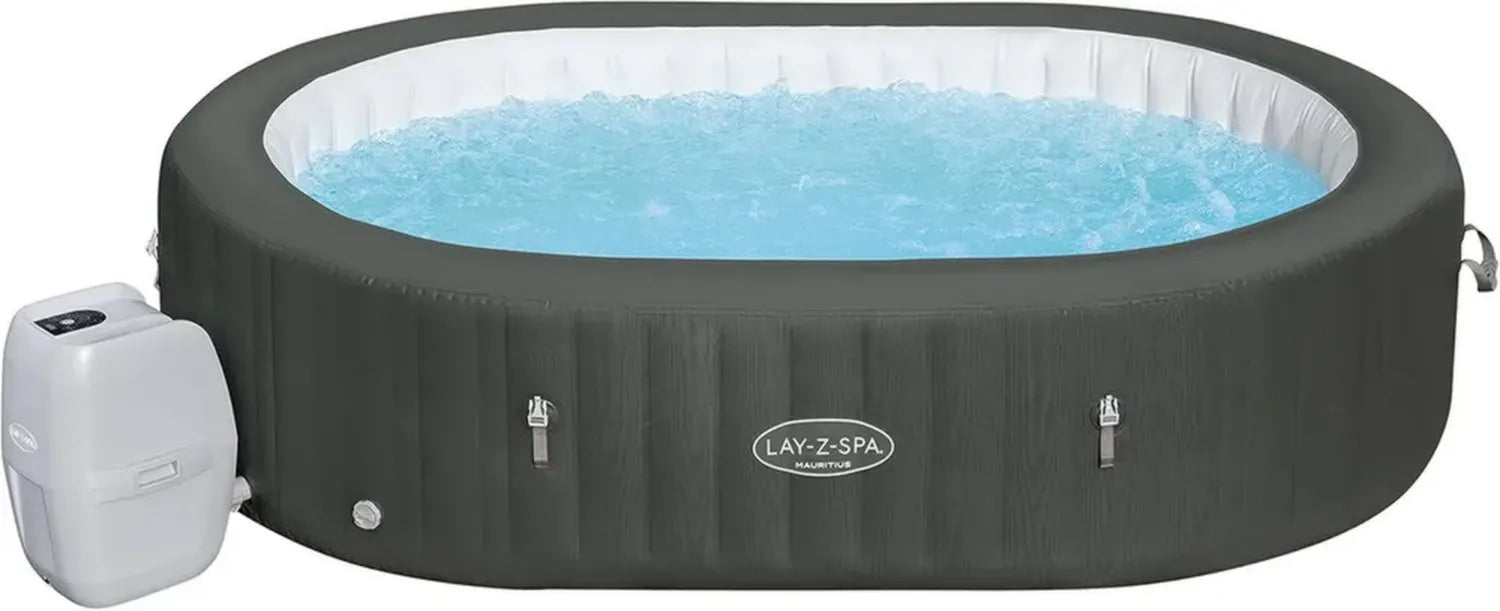 Minipiscina Gonfiabile Lay-Z-Spa Mauritius con Sistema AirJet 270x180x71 cm