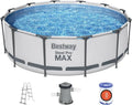 Piscina Fuori Terra Steel PRO Max 366x100 cm con Accessori Completi