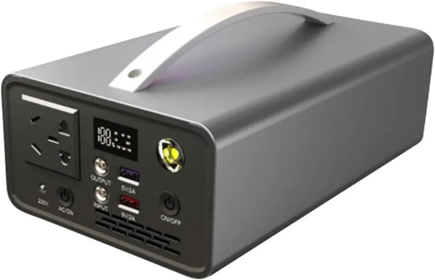 Generatore Portatile a Batteria Litio 300Wh, Inverter Onda Sinusoidale Pura 220V/300W, Ideale per Campeggio