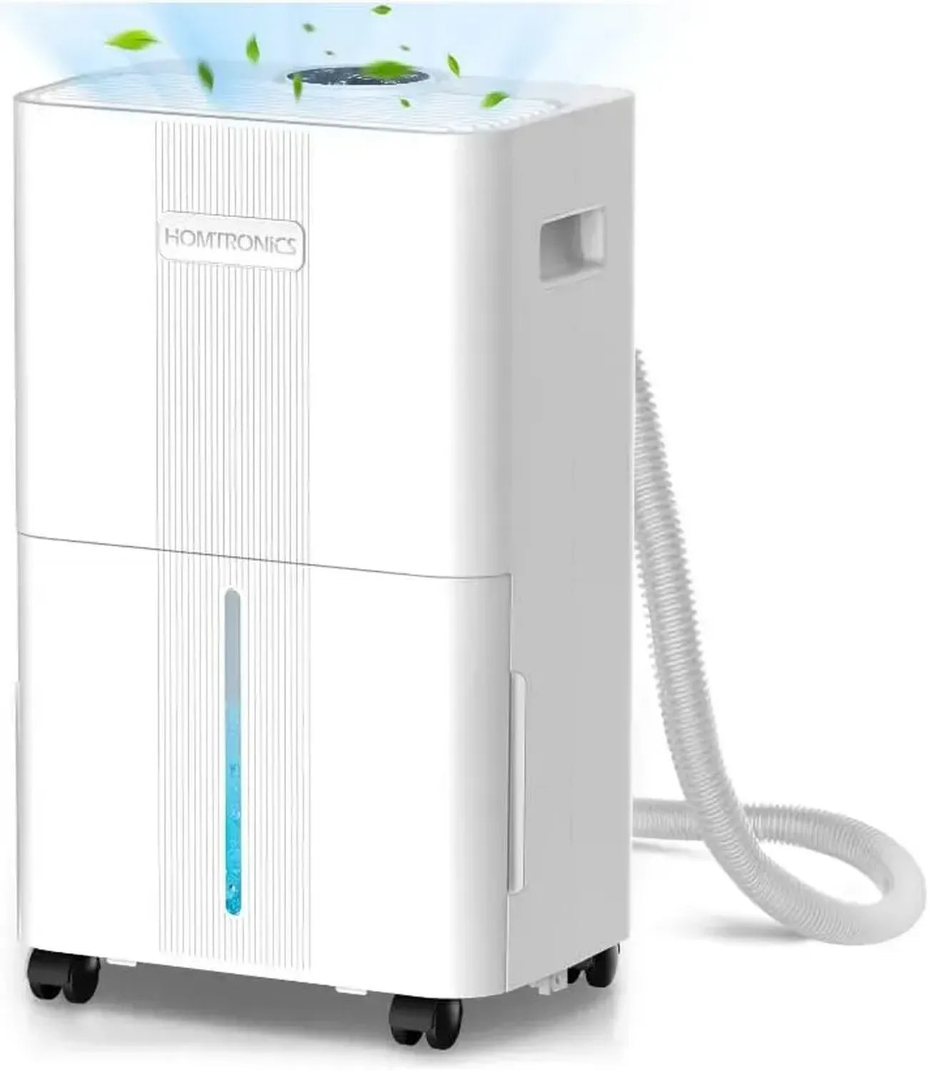 Deumidificatore 8L Portatile con Controllo Intelligente, 3 Modalità e Timer 24 Ore per Casa e Camper