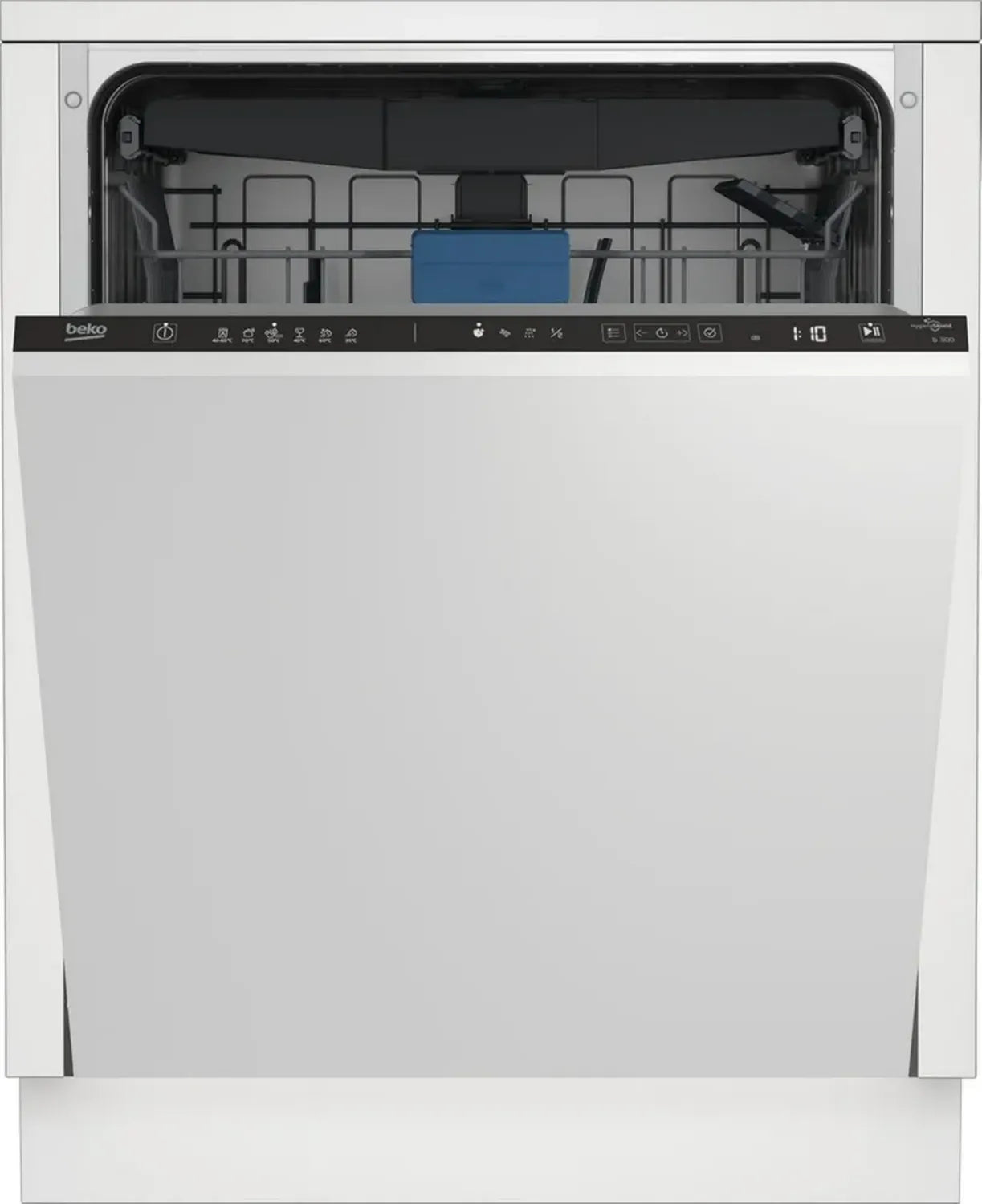 Lavastoviglie Beko 60 cm Integrata, Classe Energetica D, Silenziosa 44dBA, 15 Coperti, 6 Programmi, Cerniere Scorrevoli