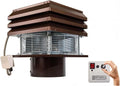 Ventilatore Elettronico Professionale Rotondo 20 cm per Camino e Barbecue