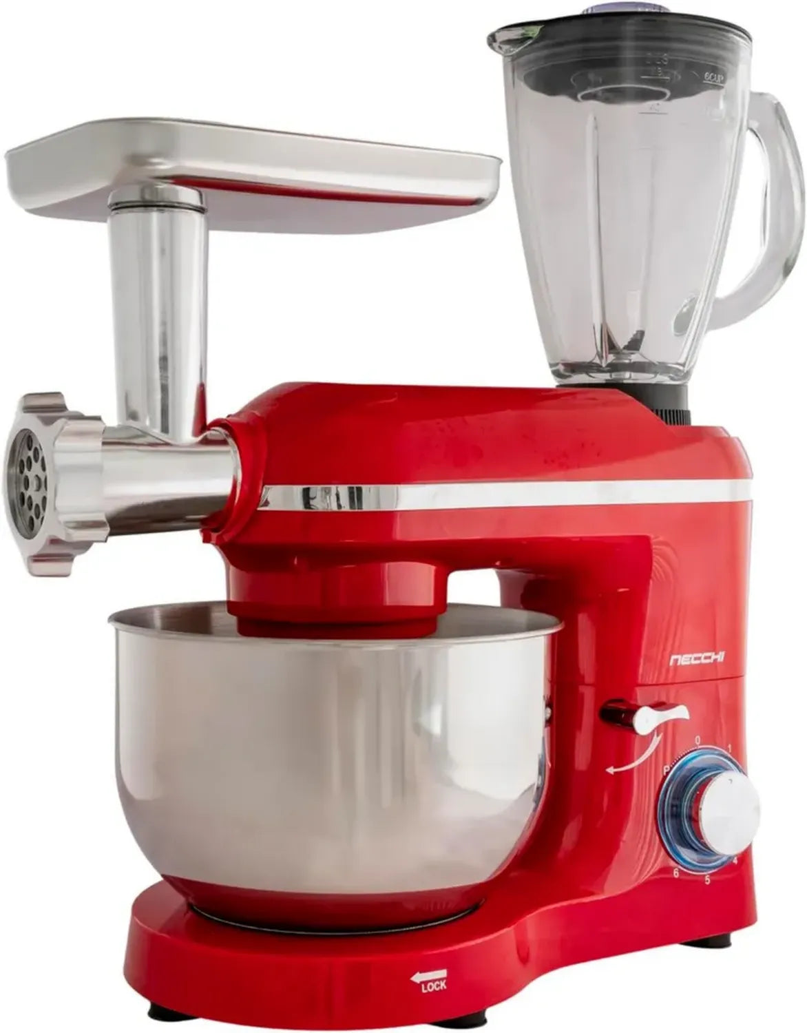 Necchi Planetaria Impastatrice 1400W con Accessori Multipli