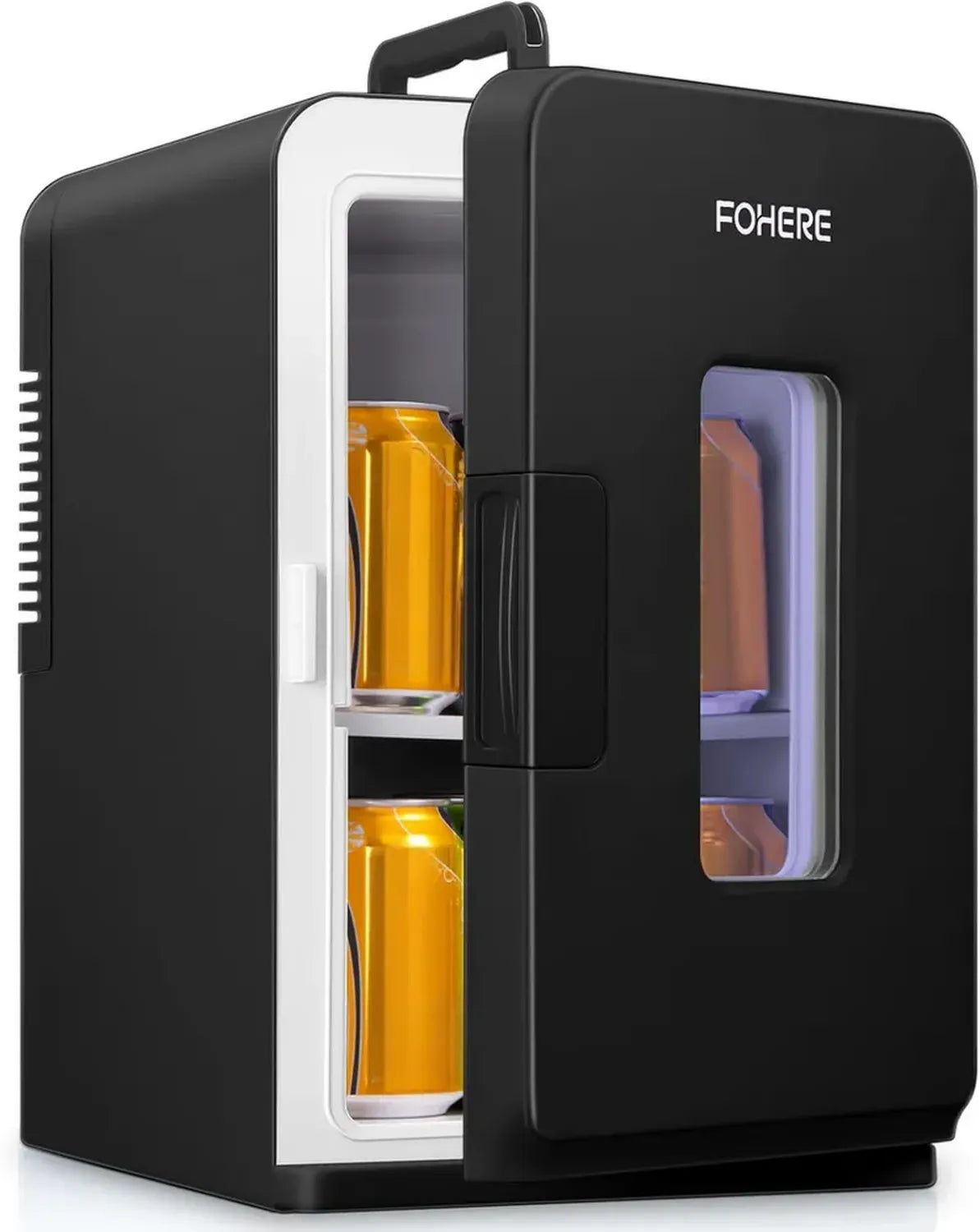 Mini Frigo Portatile 15L con Doppia Funzione, Compatibile Auto e Casa
