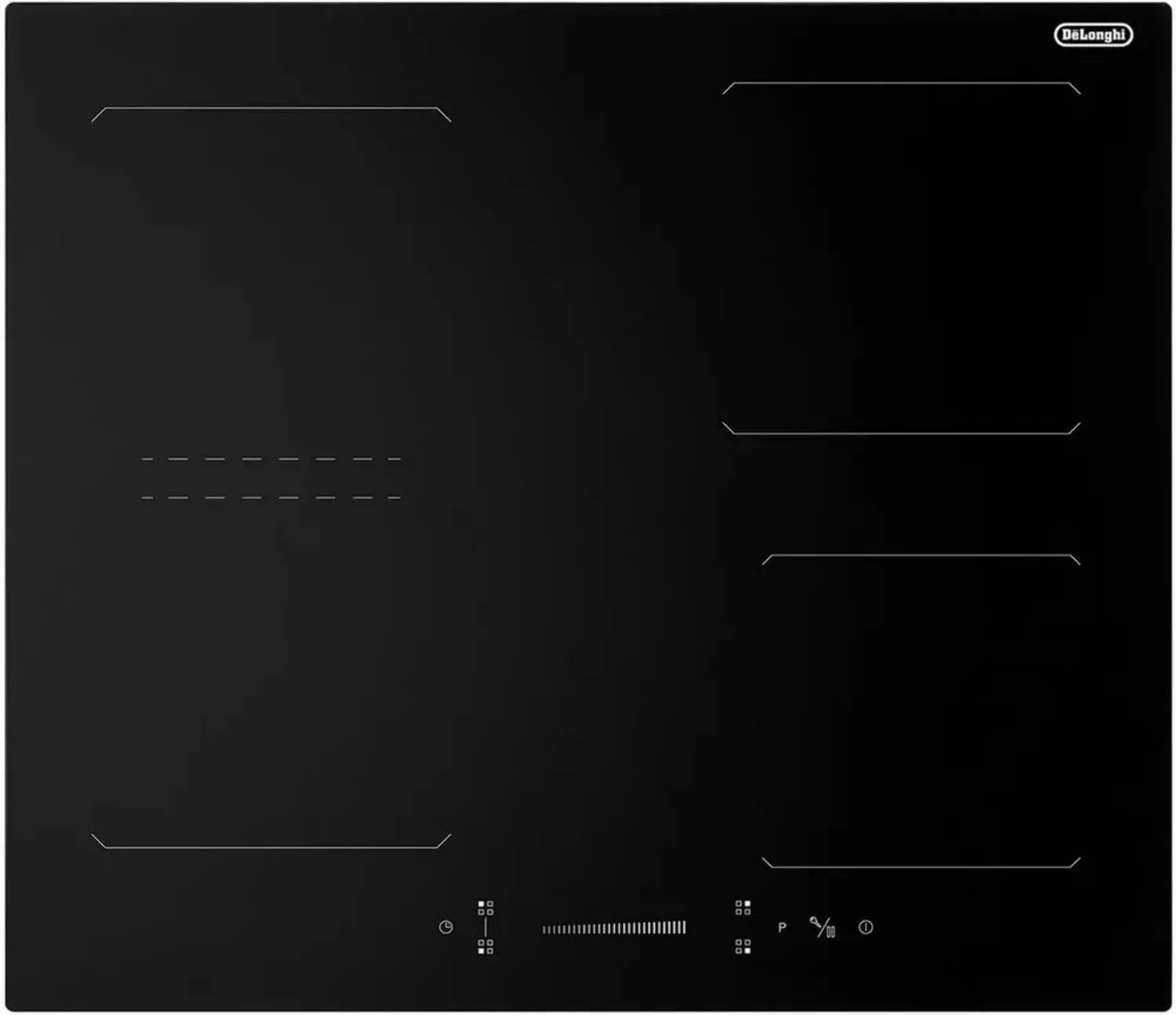 Piano cottura induzione YLI 61 BG, 4 zone, 60 cm, colore nero