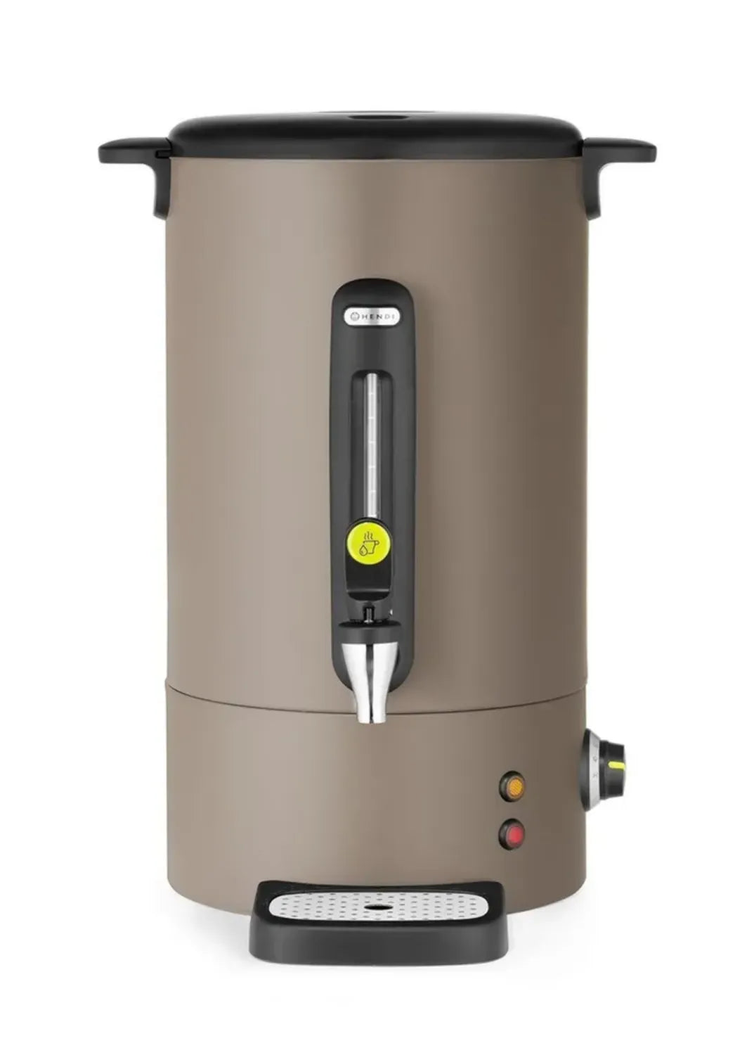 HENDI Scaldabevande 16L con Dispenser, Vin Brulè e Acqua Bollente, 100°C, 230V, 1650W, Acciaio Inox