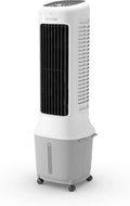 Raffrescatore Evaporativo Olimpia Splendid Peler Tower 10L, Purificatore d'Aria con Doppia Ventola e Display Touch