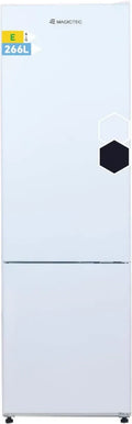 Frigorifero Combinato 266L con Congelatore, Tecnologia Low-Frost e LED, Bianco