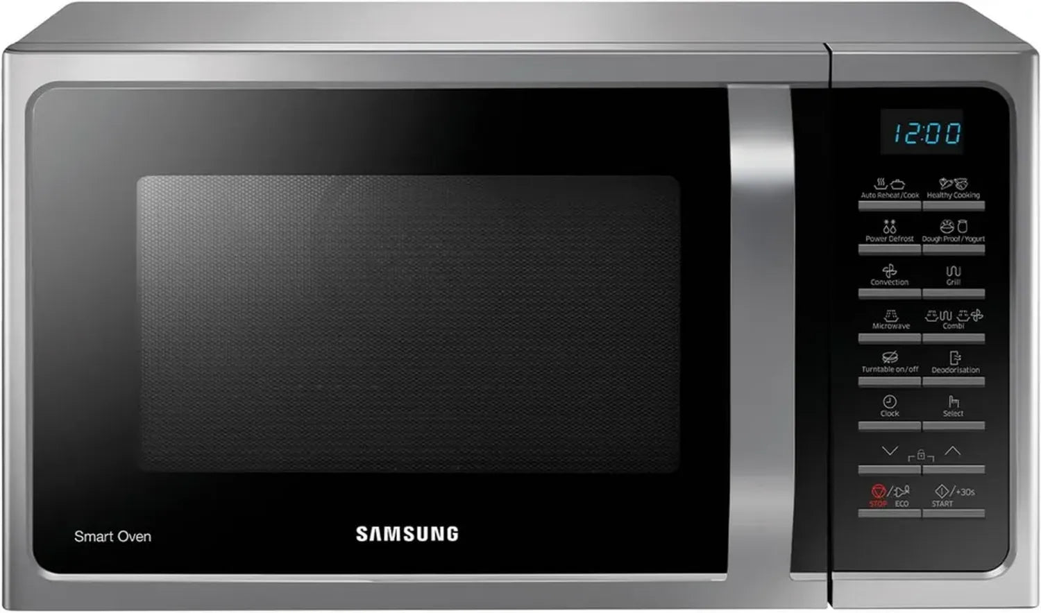 Samsung Forno a Microonde Combinato SmartOven 28L, Microonde e Grill 900W/1500W, Argento