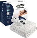 Coperta Termica Matrimoniale Imetec Adapto in Cotone, Risparmio Energetico, Riscaldamento Veloce, Temperatura Regolabile, Made in Italy