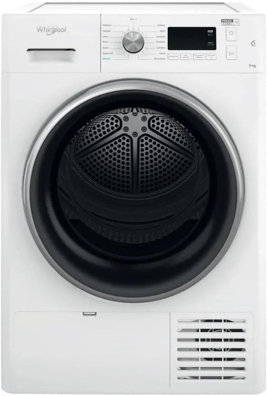 Asciugatrice Whirlpool a Pompa di Calore, 9 kg, Classe A++, Installazione Libera