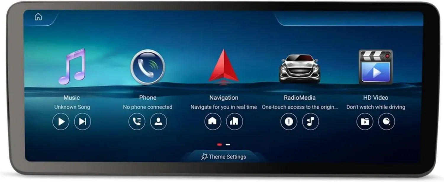 Navigatore Android 15 per Mercedes Classe A con Schermo 12,3'' e Bluetooth