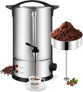 Macchina da caffè Bostar in acciaio inox, 75 tazze, controllo intelligente temperatura