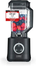 Frullatore Professionale CASO Power B 2000, 2000 W, 30000 RPM, Caraffa Tritan Infrangibile 2L, Senza BPA, Funzione Pulse, Sistema 8 Lame