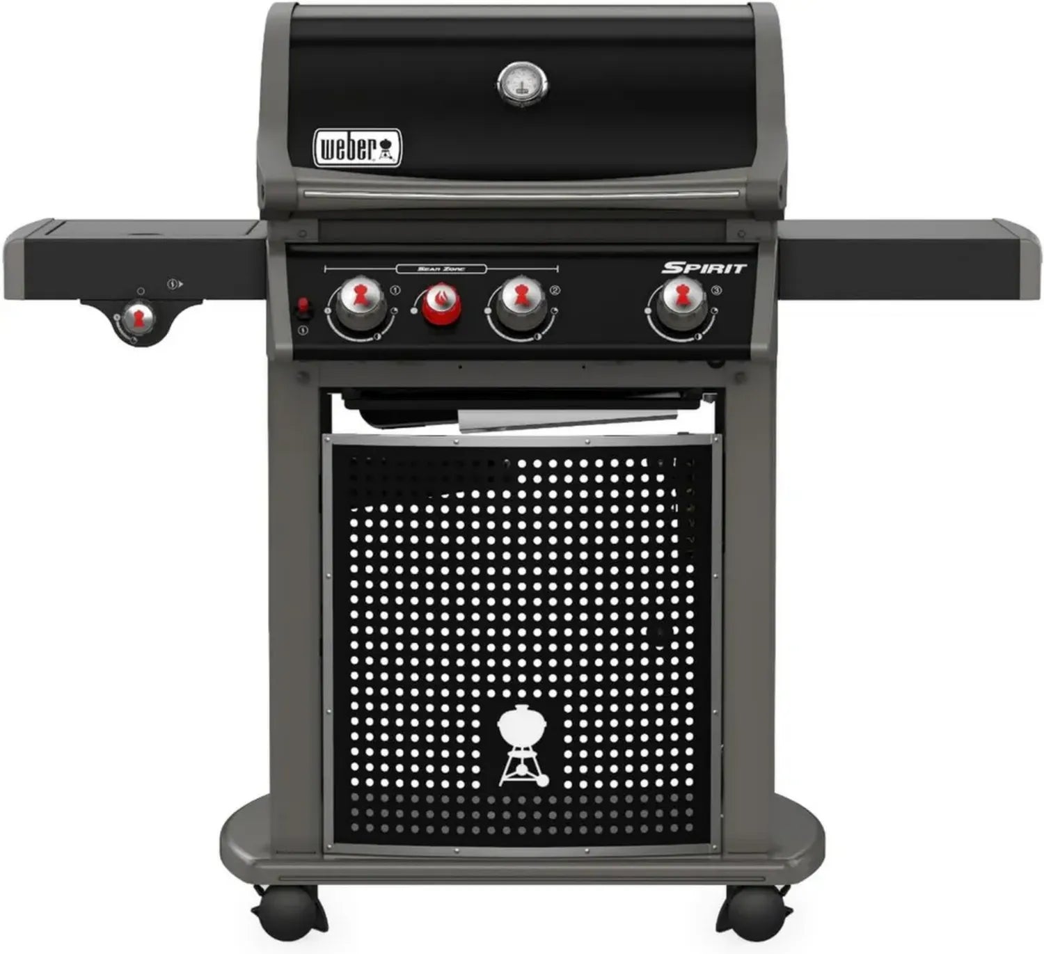 Barbecue a Gas Weber Spirit E-330 GBS con Sear Zone e Fornello Laterale, Griglia 60x46 cm