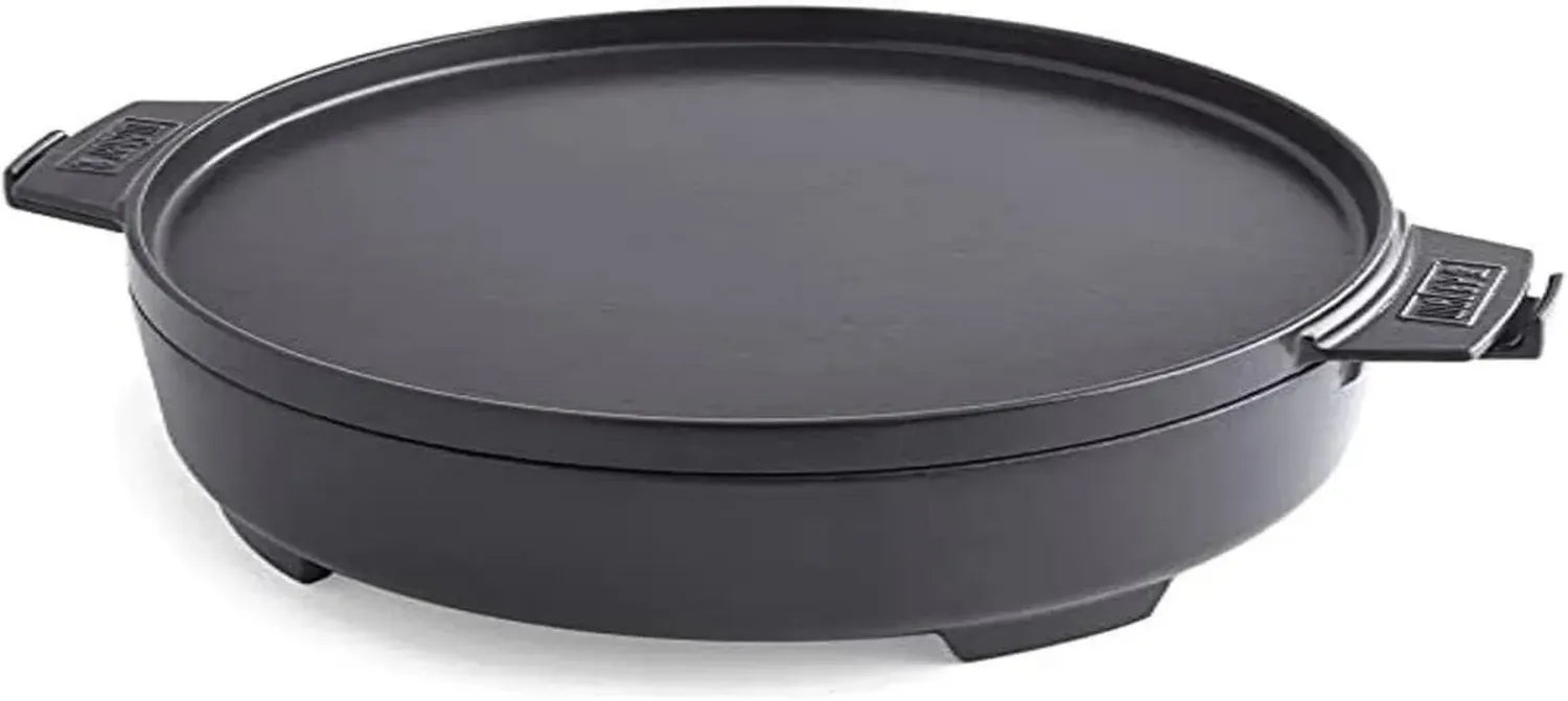 Weber 8857 Casseruola Ovale 2 in 1 per Barbecue