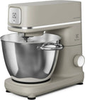 Impastatrice Planetaria Electrolux Assistent 700, 1200W, Doppia Ciotola 6L e 4L, Luce LED Integrata, Controllo di Miscelazione, Design Perlato Elegante